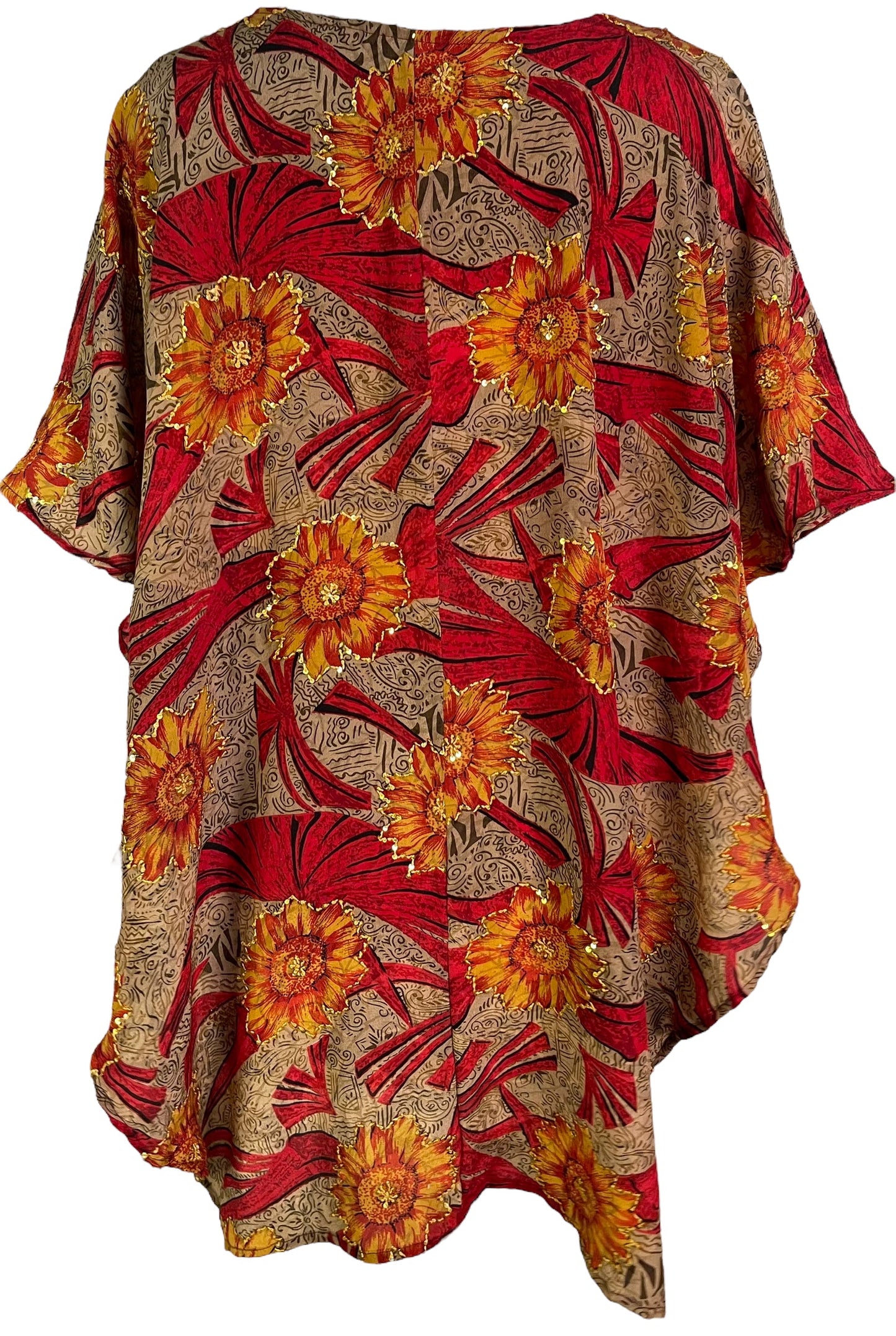 PRC6688 Avatar Pure Silk Waterfall Top