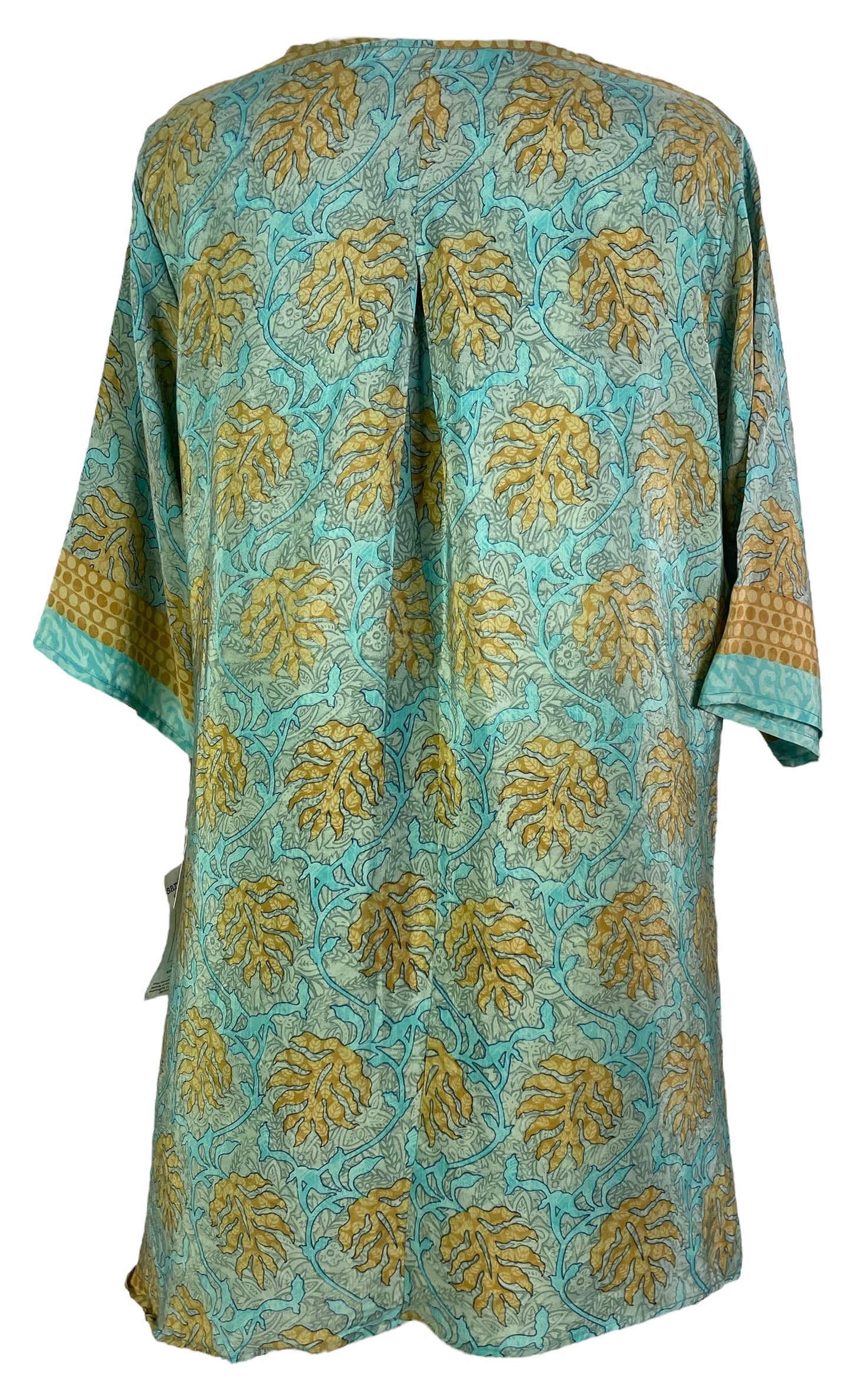 PRC6536 Avatar Pure Silk Self Pocket Tunic Dress