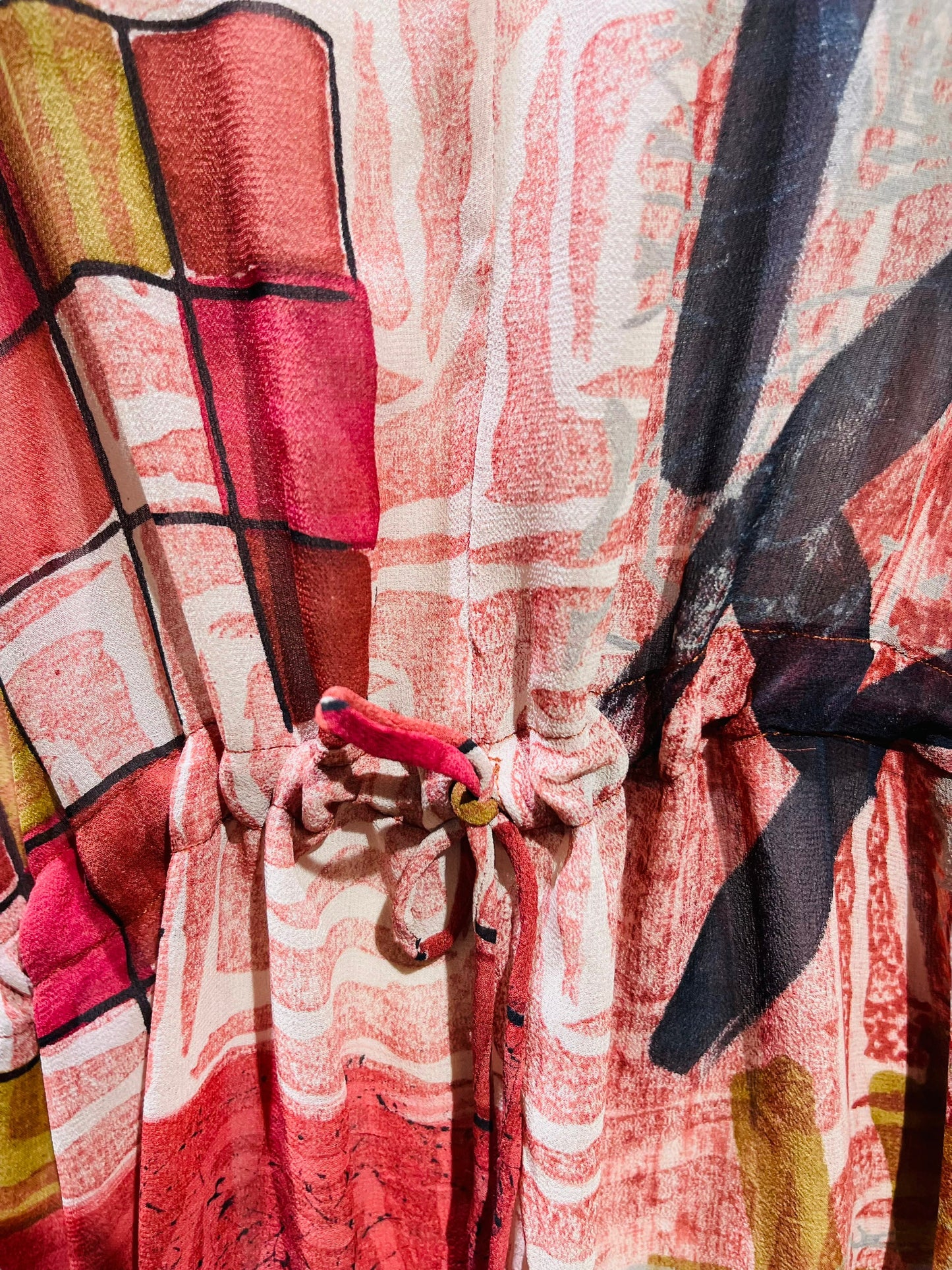 FINAL SALE PRG5679A Sheer Avatar Pure Silk Maxi Kaftan