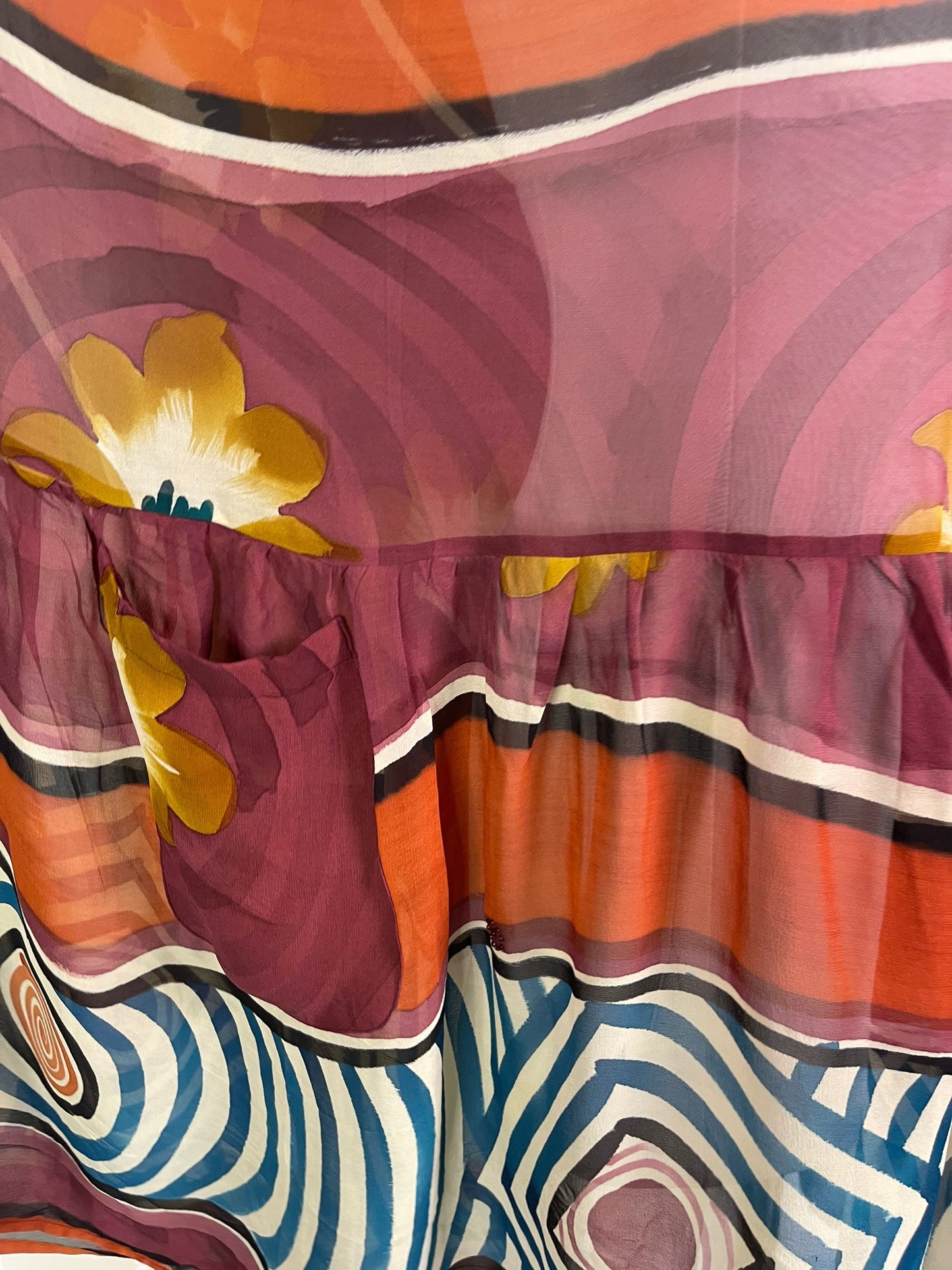 PRG6334 Sheer Avatar Pure Silk Boxy Babydoll Dress