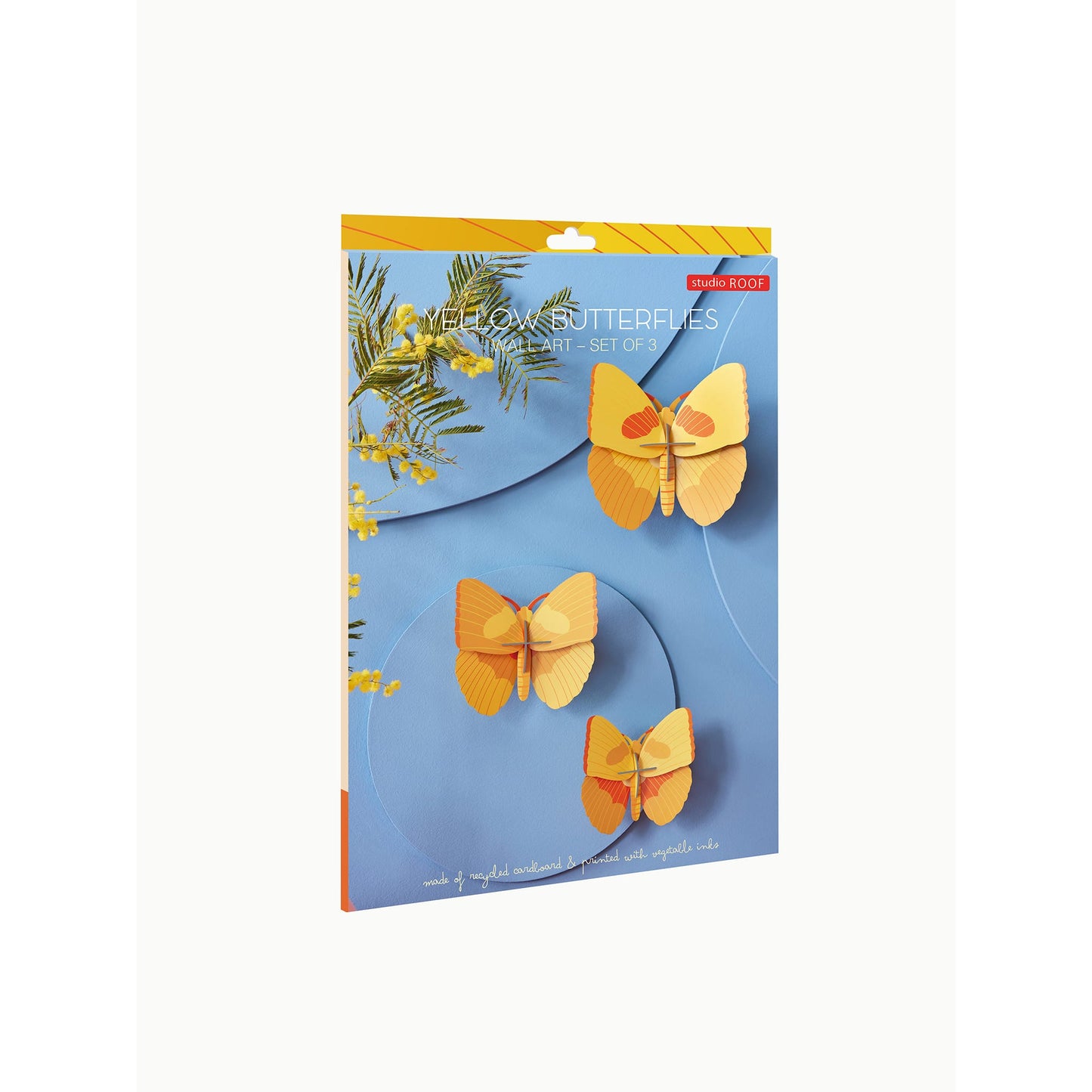 Yellow Butterflies<br> Set of 3