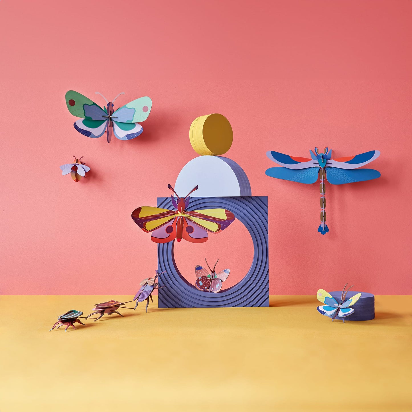 Yellow Monarch Butterfly