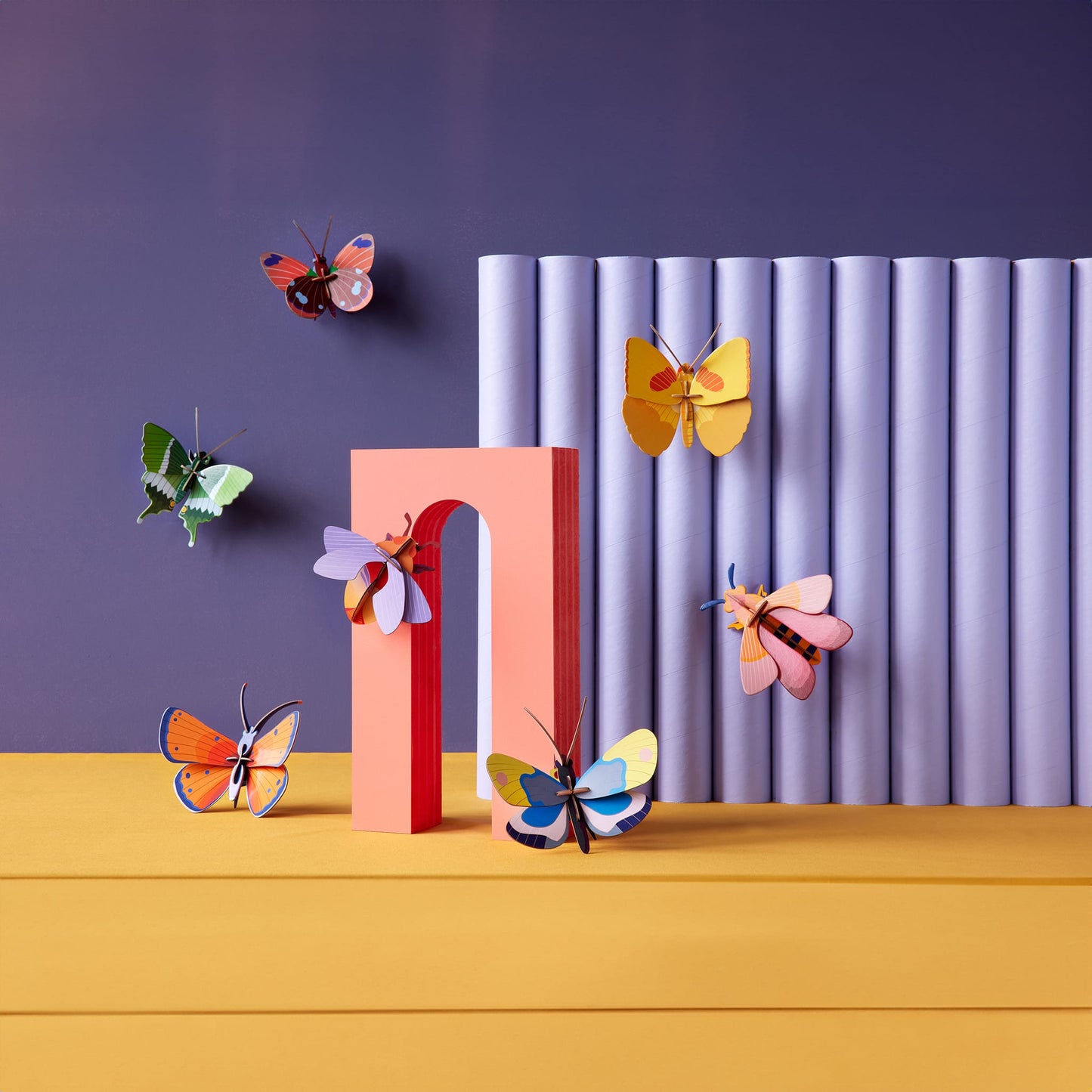 Yellow Monarch Butterfly