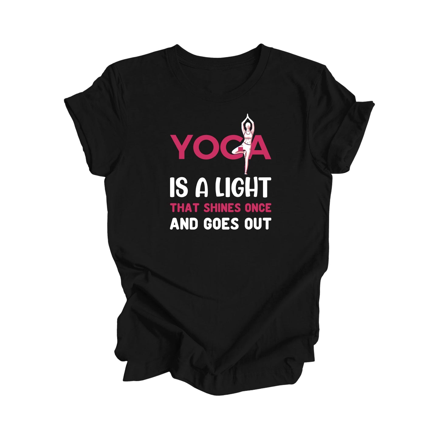 Yoga Is A Light That Shines Once Goes Out - Yoga Gift, Meditation Shirt, Yoga T-shirt, Yoga Lover Gift,  Yoga Teacher Shirt, Wellness Shirt, Self Care Shirt - Inspired X
