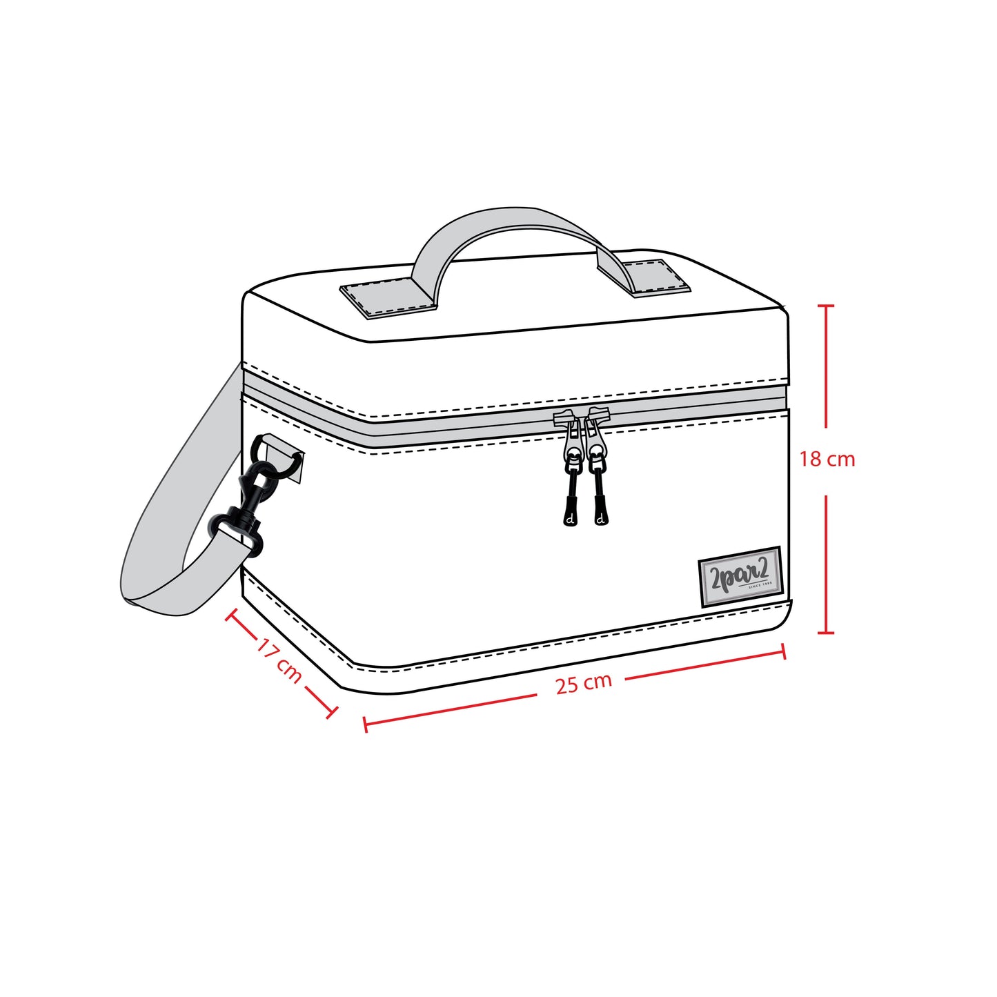 Lunch Box Lilac Retro Flower Print