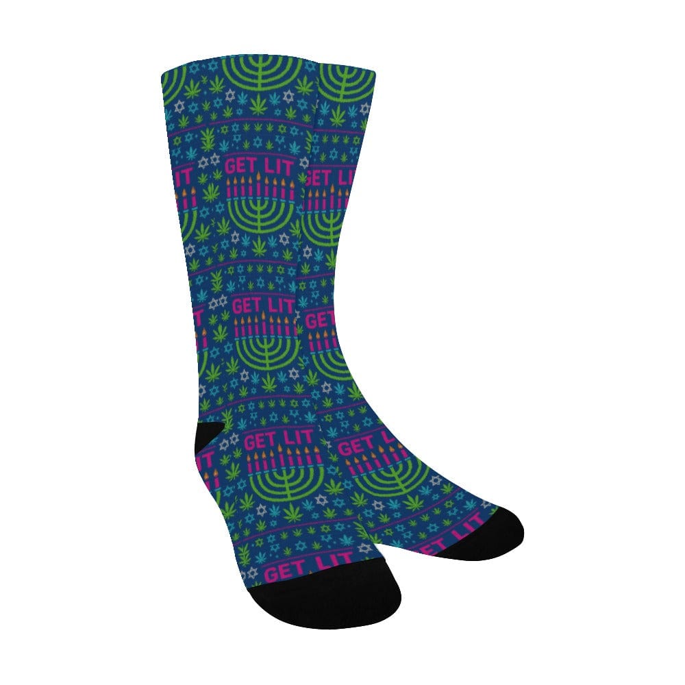 Get Lit Hanukkah Socks