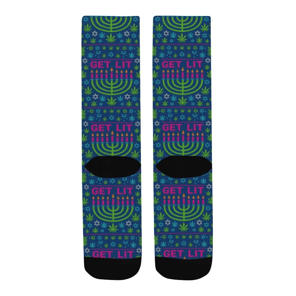 Get Lit Hanukkah Socks