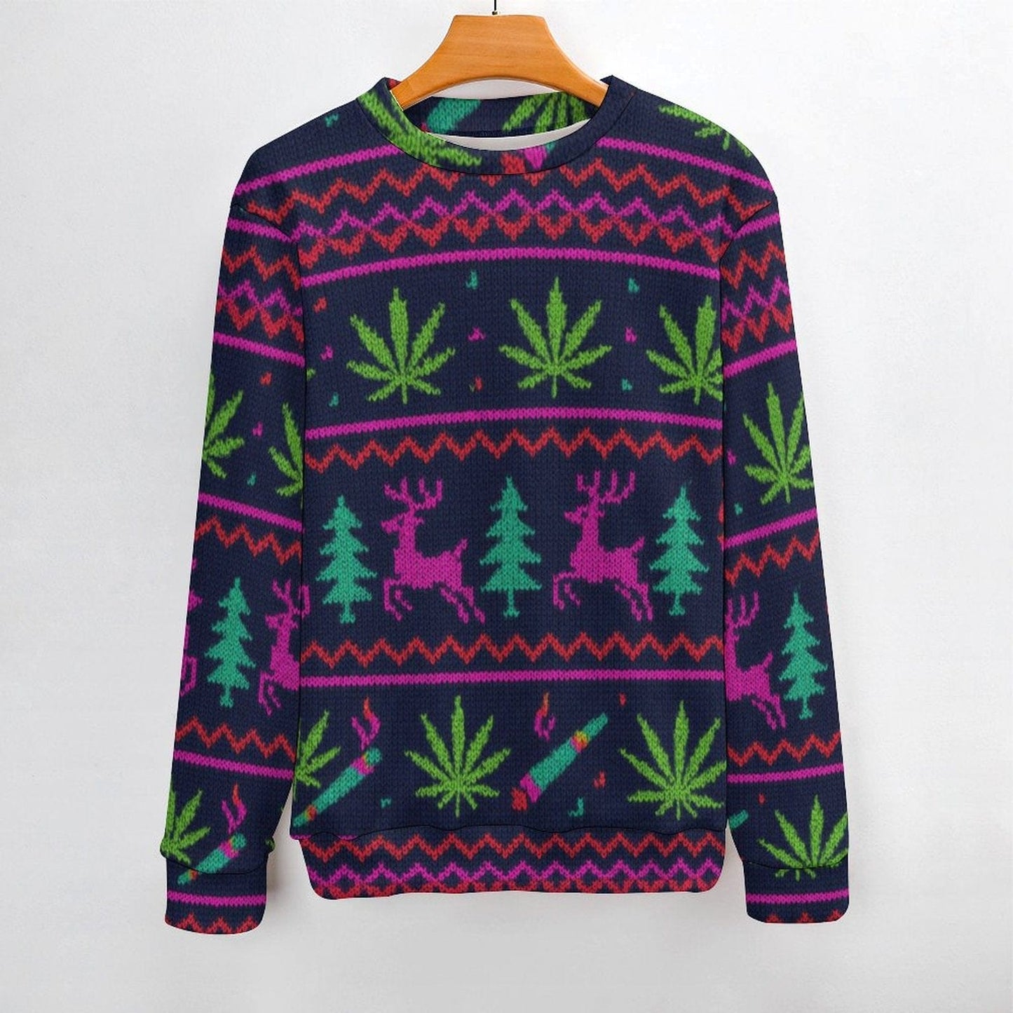 Neon Xmas Crewneck Sweatershirt (unisex)