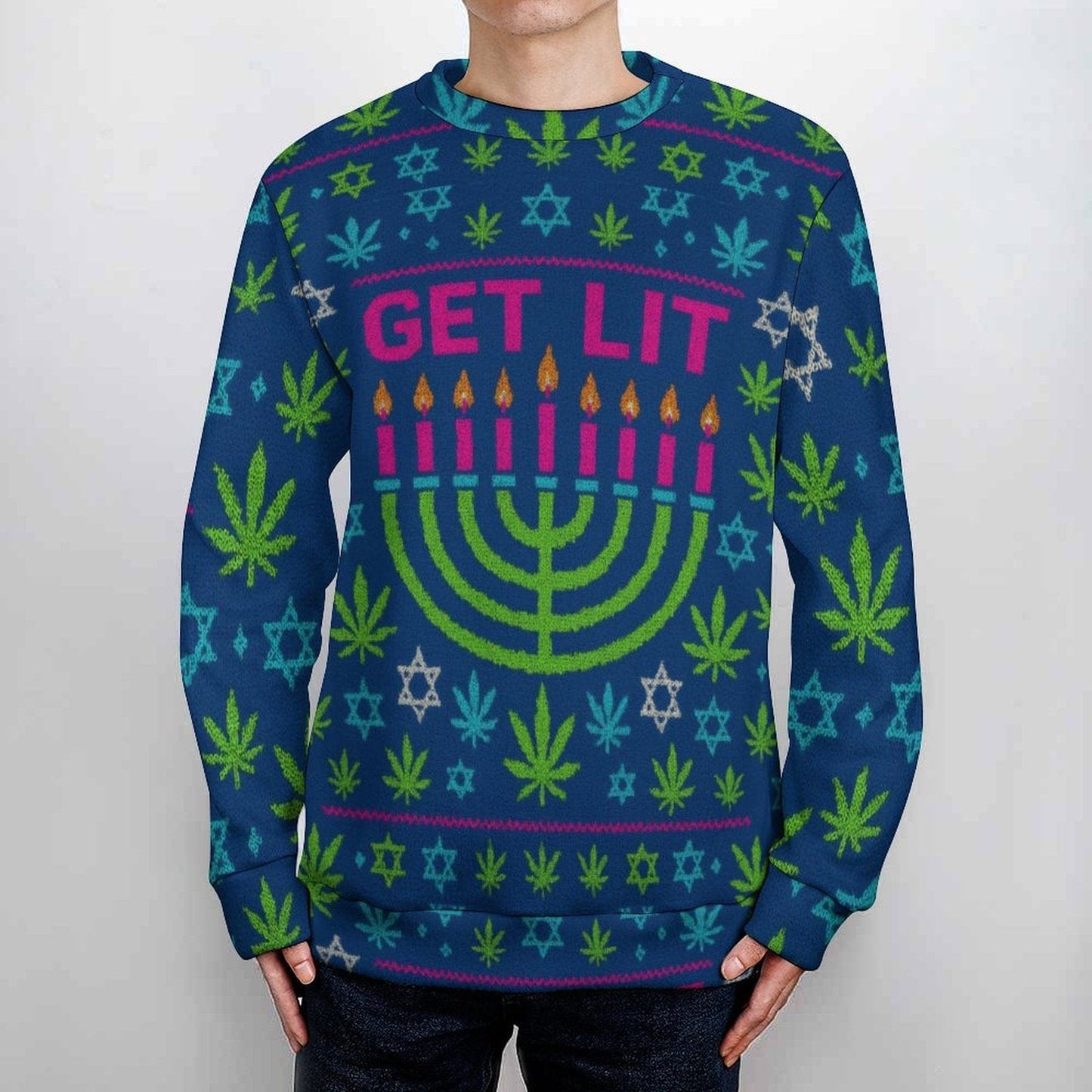 Get Lit Hannukah Sweatershirt