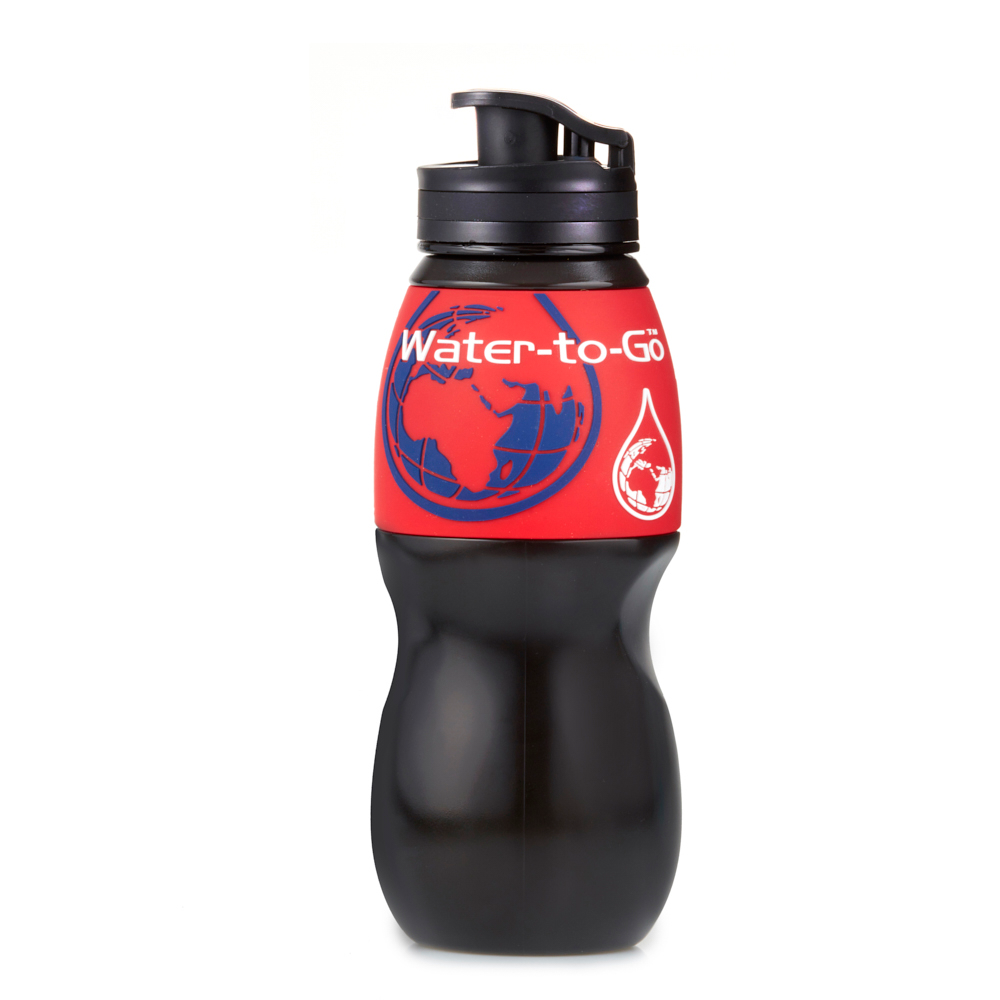 WatertoGo 75cL Water Purification Filter Bottle Removes Contaminants by 99.9%