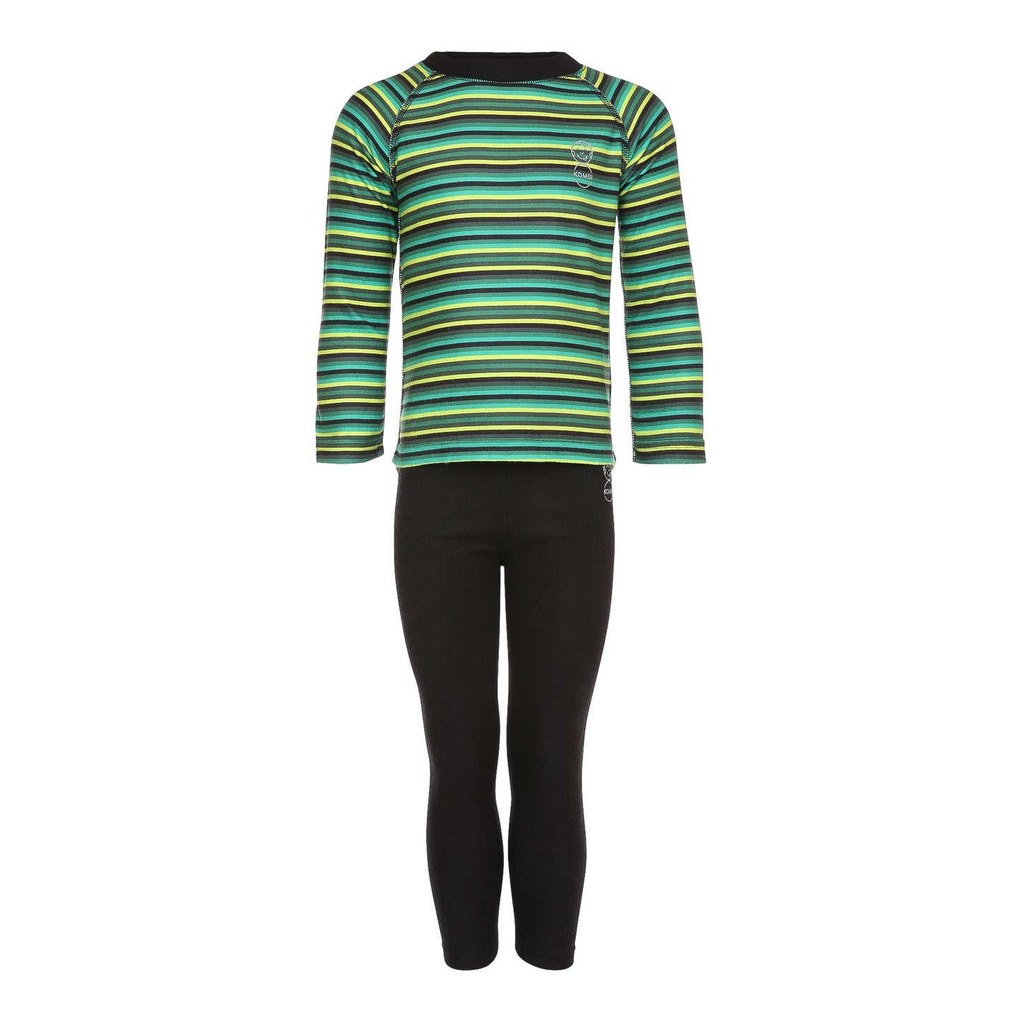 Kombi Kids Body 3 Snuggly Fleece Printed Jr Base Layer Sets