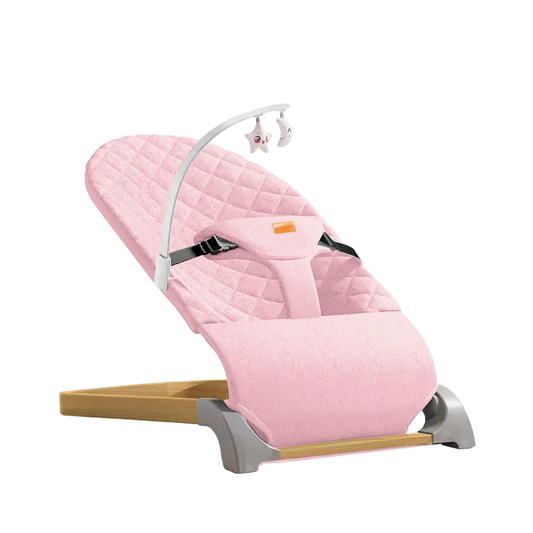 Ergonomic Quilted Baby Bouncer & Rocker