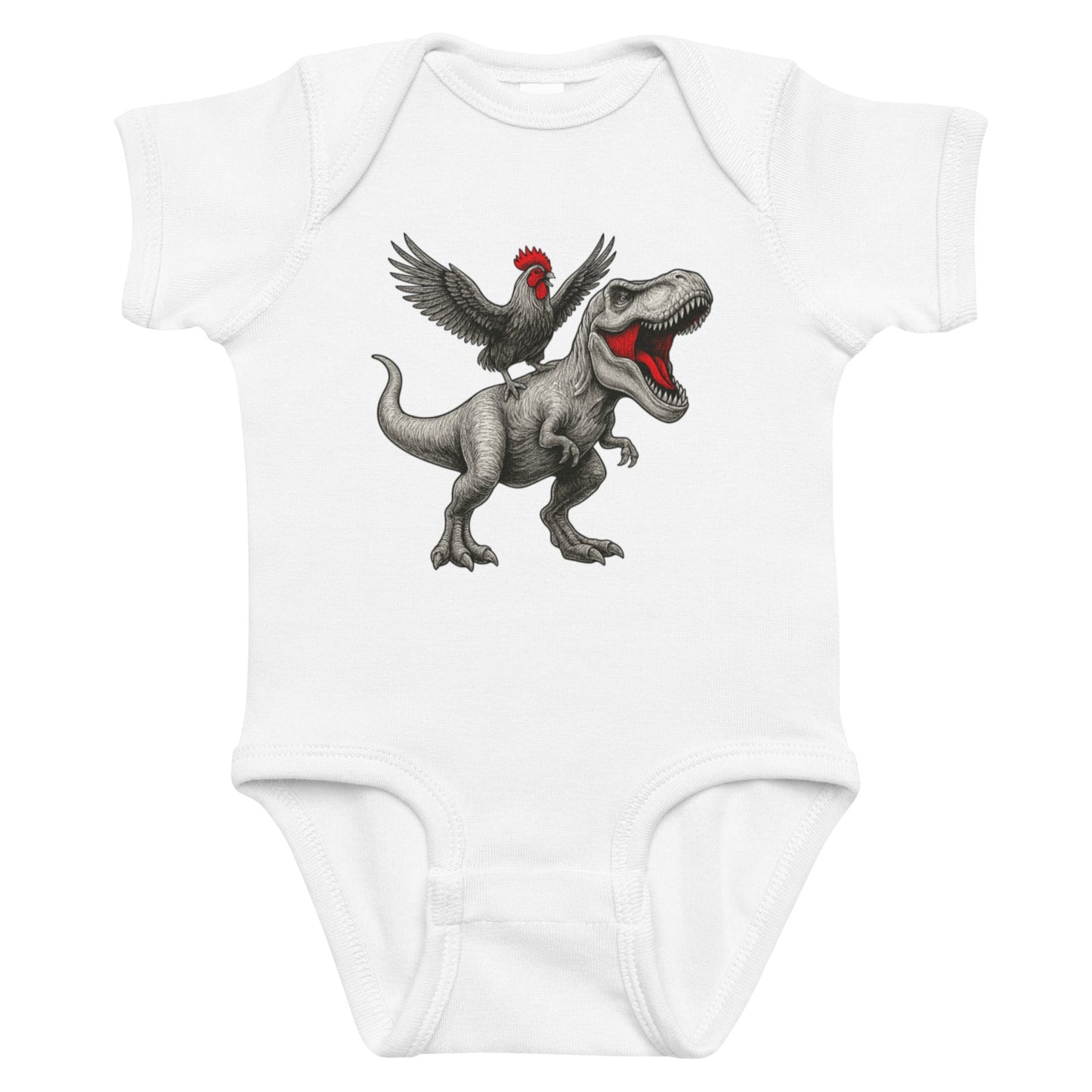 Chickasaurous Baby One-piece