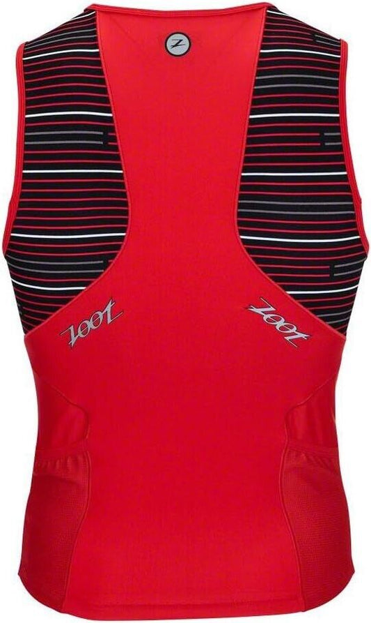 Zoot Sports Mens Performance Tri Full-Zip Tank Size Large