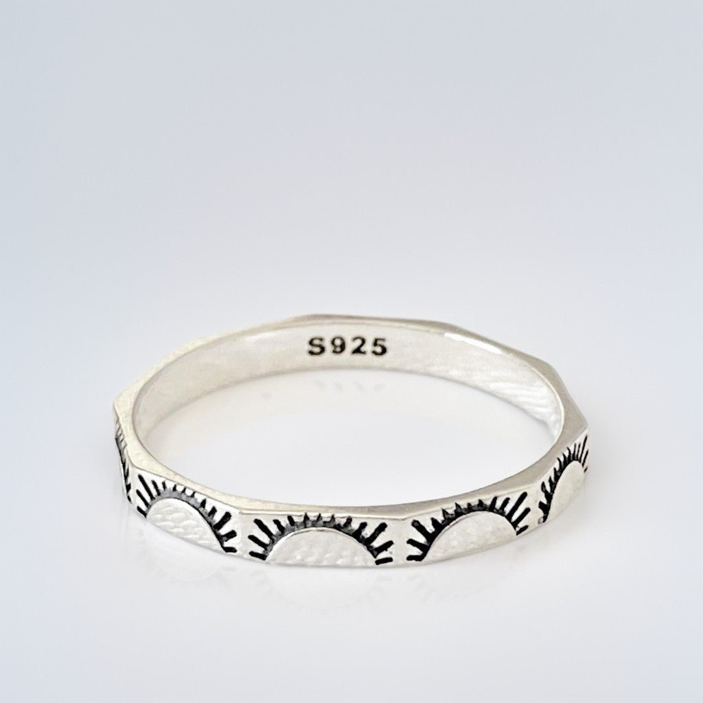 SUNNY | Bague multi-facettes en argent sterling 925