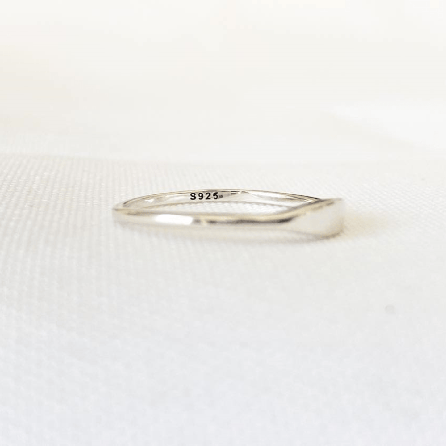 FLOW | Bague minimaliste en argent sterling 925