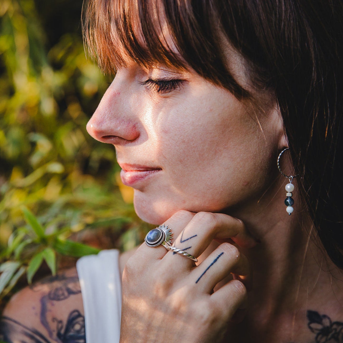 Bague torsadée en argent sterling 925 | SYLVA