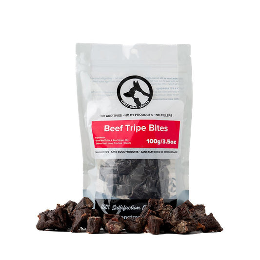 Beef Tripe Bites 100g