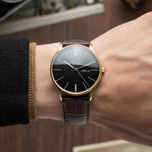 Sternglas Berlin Piano Men's 38 mm Quartz Watch