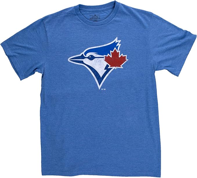 Men's Toronto Blue Jays Birdhead Logo T-Shirt – Heather Royal [Test]