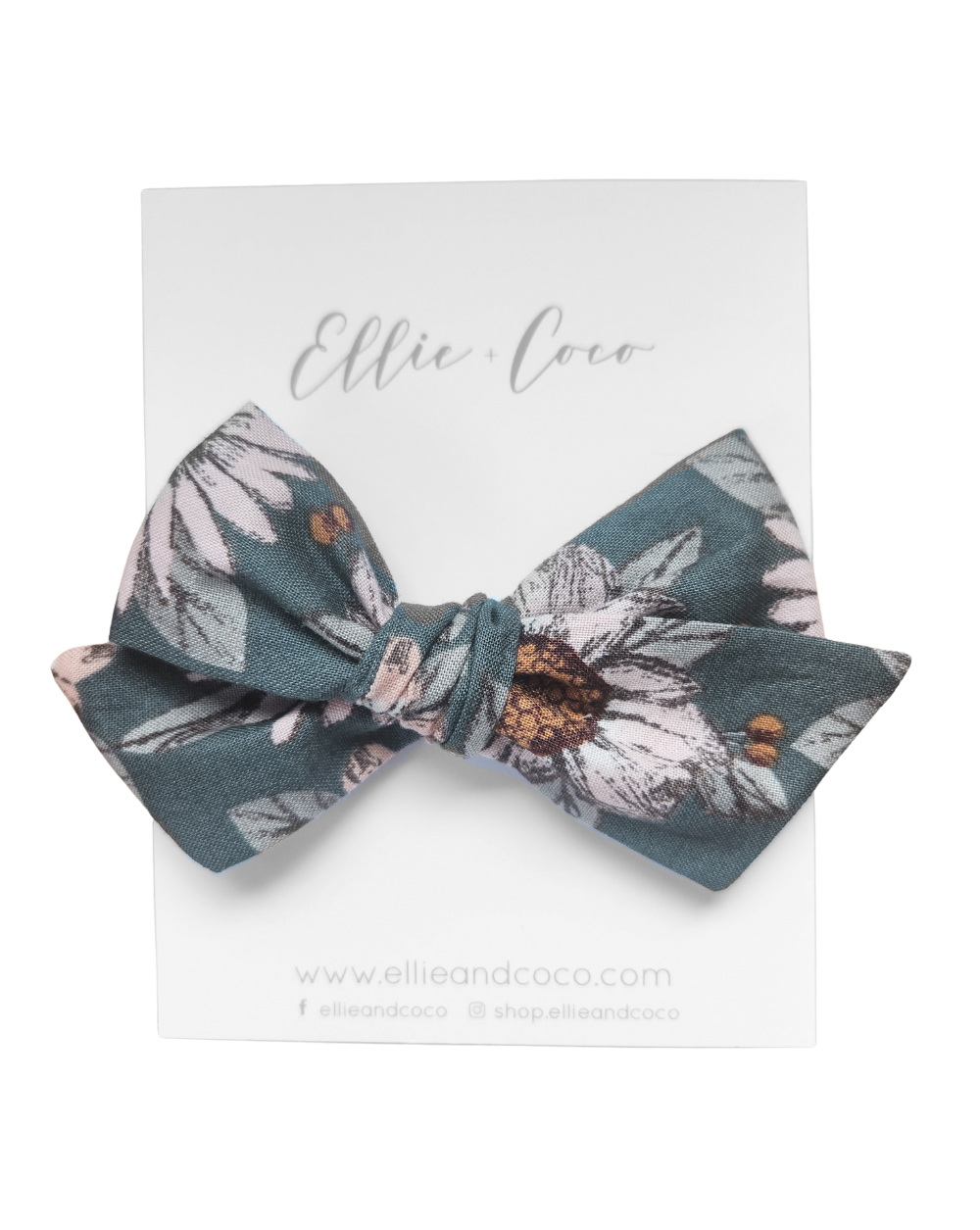Celeste Floral Oversize Bow