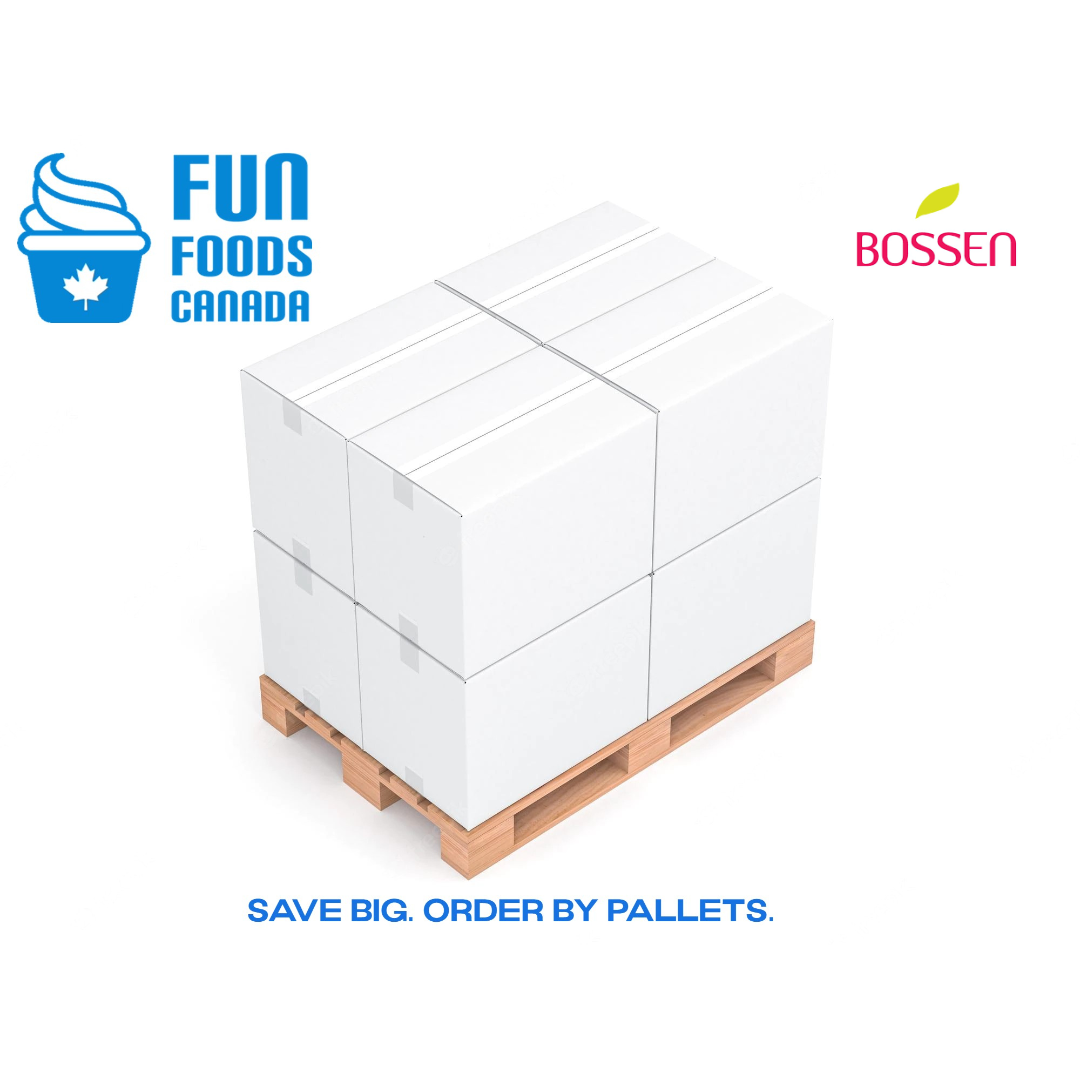 Tapioca Pearls Boba - Bossen Boba (3kg) | Case of 6 Bags | 60 Cases to a Pallet | Tapioca Pearls Foodservice Canada | Ships Free Within Canada on Orders Above CAD $199
