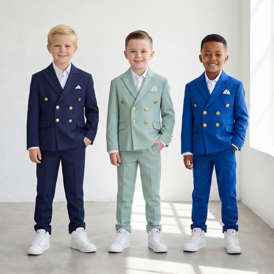 Golden Buttons Boys Suit