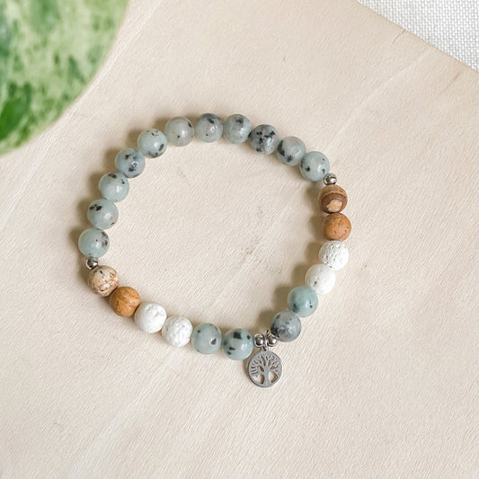 Bracelet en pierres semi-précieuses – ARBRE DE VIE