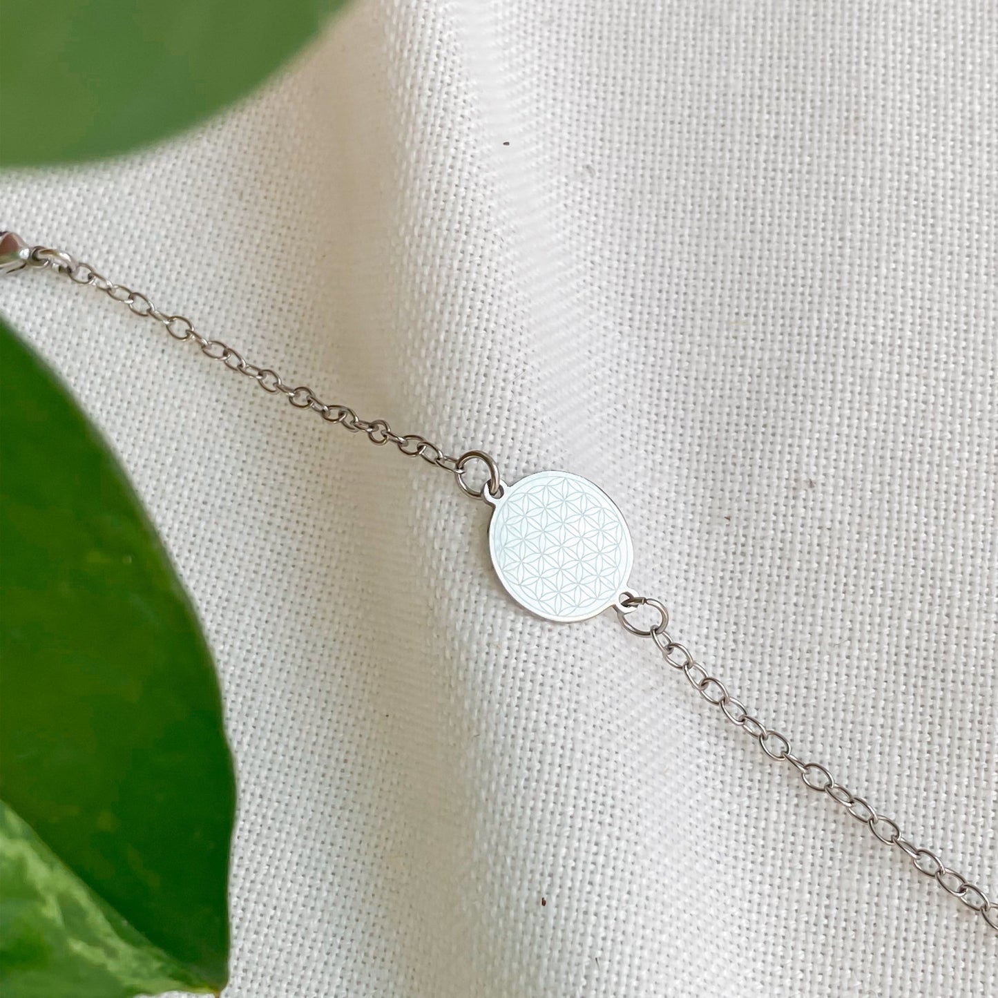 FLEUR DE VIE | Bracelet en acier inoxydable