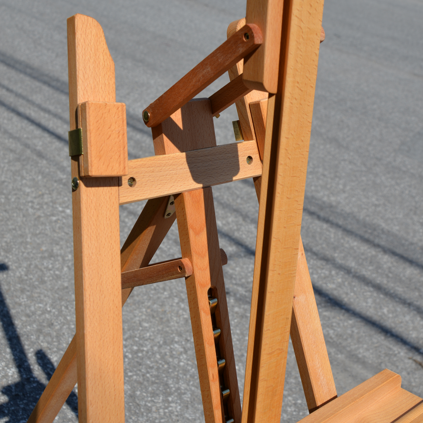 58"A-Frame Beechwood Easel - 90 Degree Adjustable