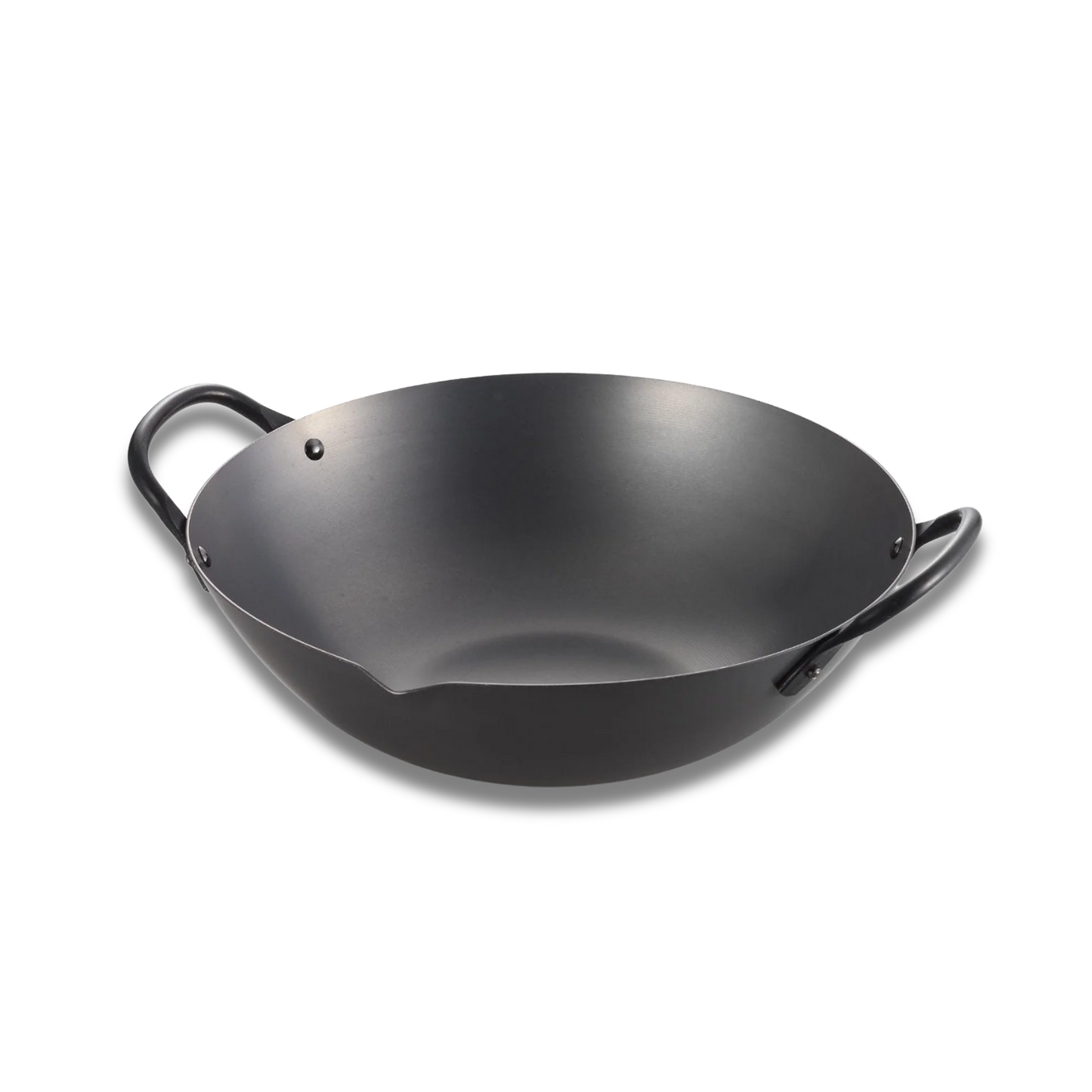 Yoshikawa Cook-Pal Ren Series 36 cm Guangdong Wok – Hand-Forged Nitrided Carbon Steel