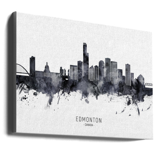 Wall art Edmonton Canada Skyline