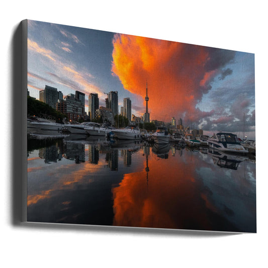 Wall art Burn in Toronto Canvas Print