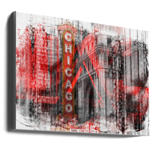 Wall art Chicago | Geometric Mix No. 4