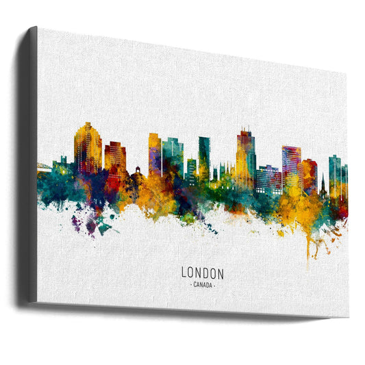 Wall art London Canada Skyline