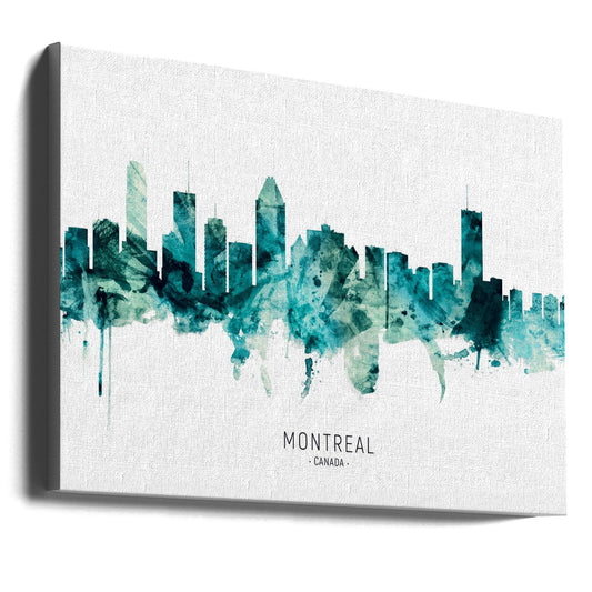 Wall art Montreal Canada Skyline