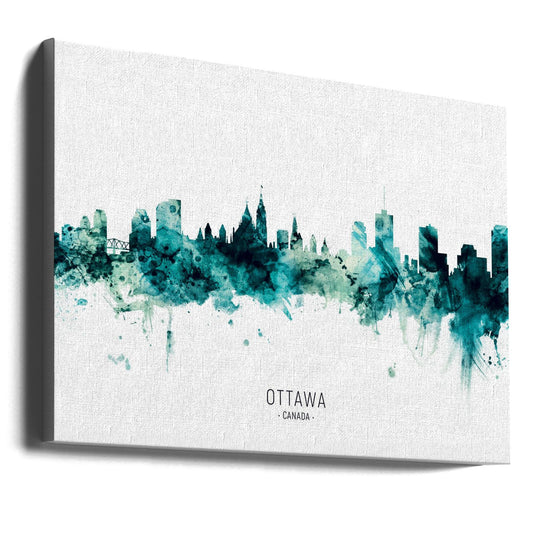 Wall art Ottawa Canada Skyline