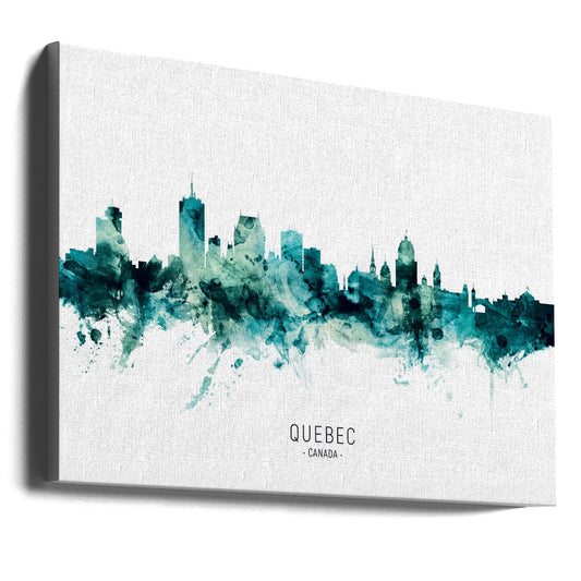 Wall art Quebec Canada Skyline