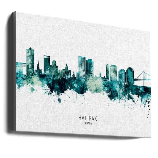Wall art Halifax Canada Skyline