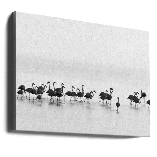 Wall art Flamingos