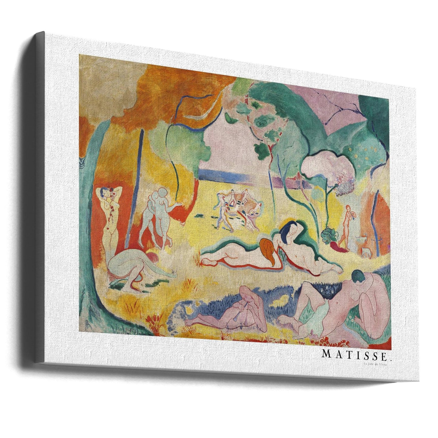 Wall art La Joie De Vivre, With Boarder