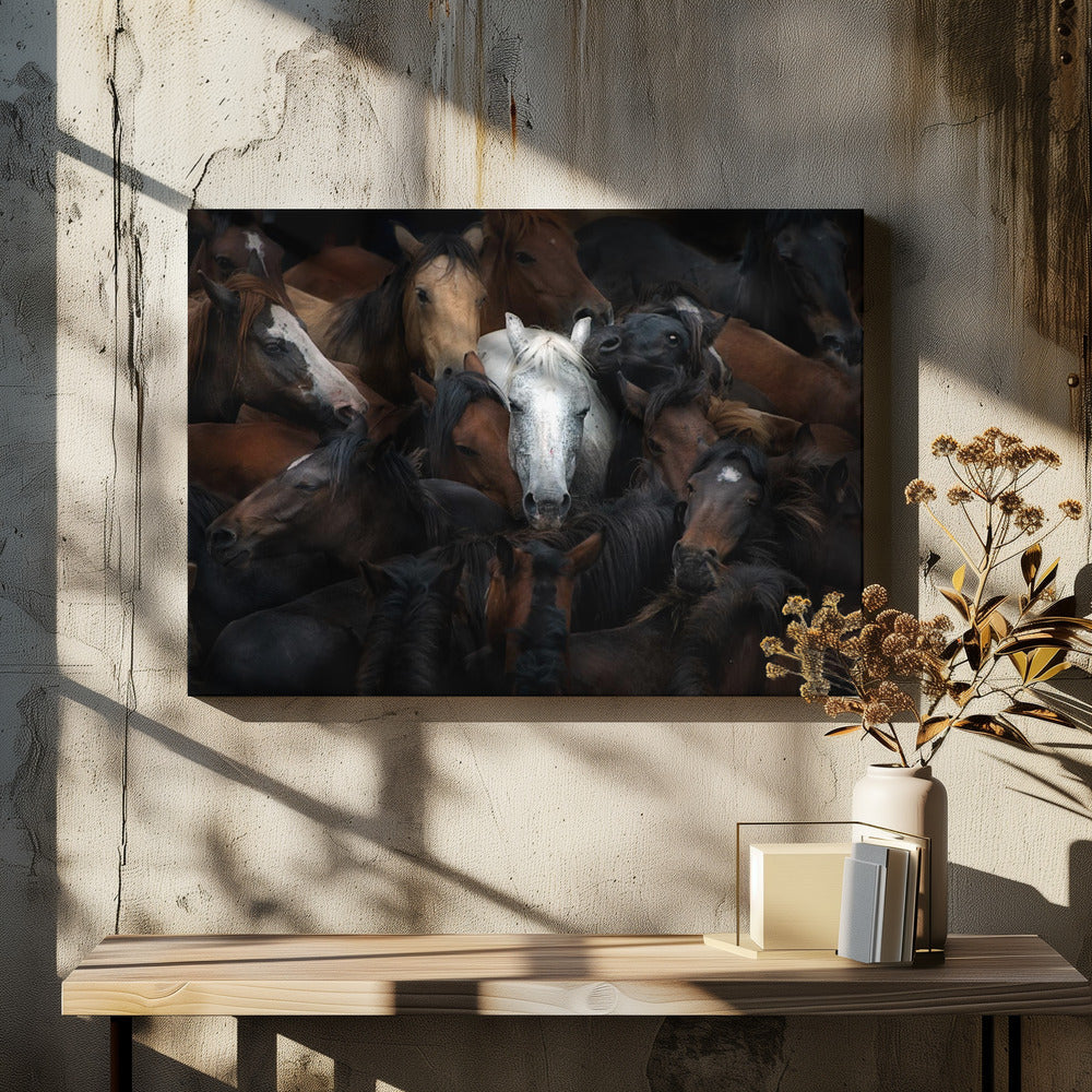 Wall art: The White Horse