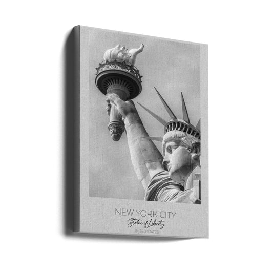 In focus: NEW YORK CITY Statue of Liberty in detail
