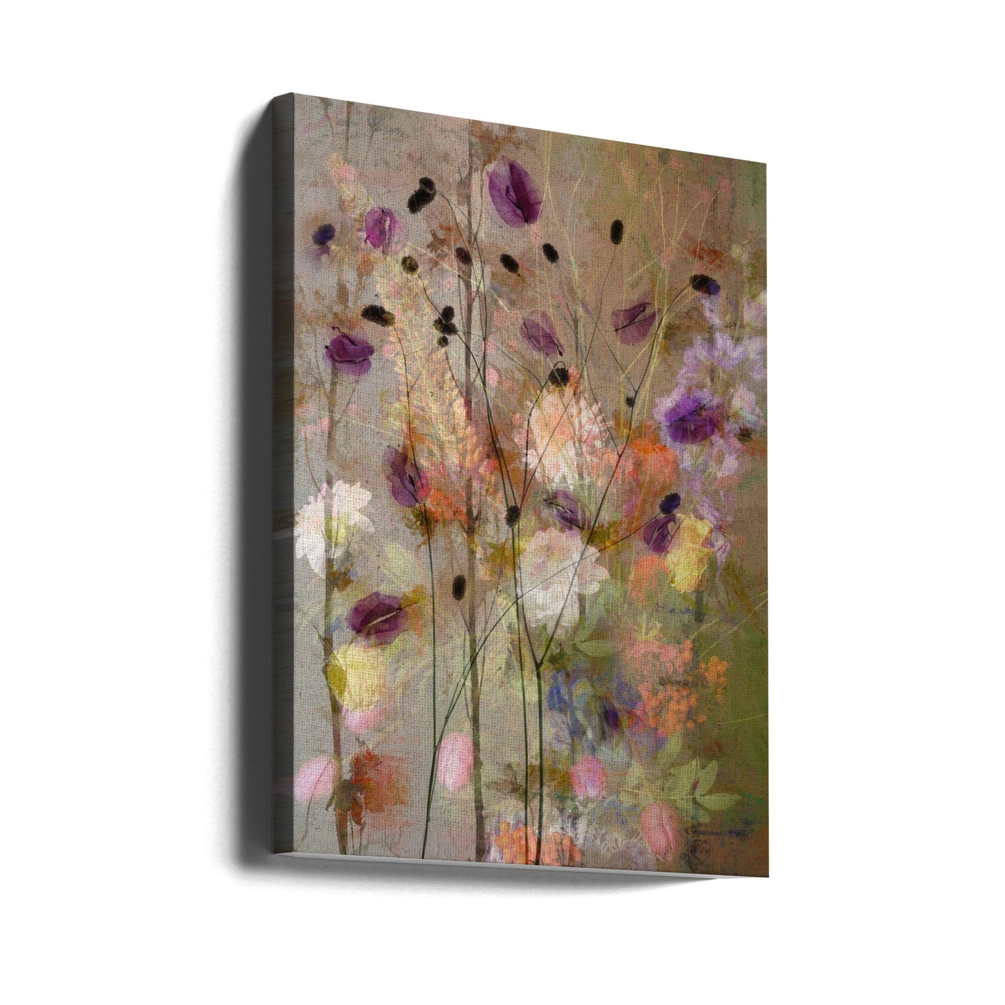 Wall art Painterly flowers