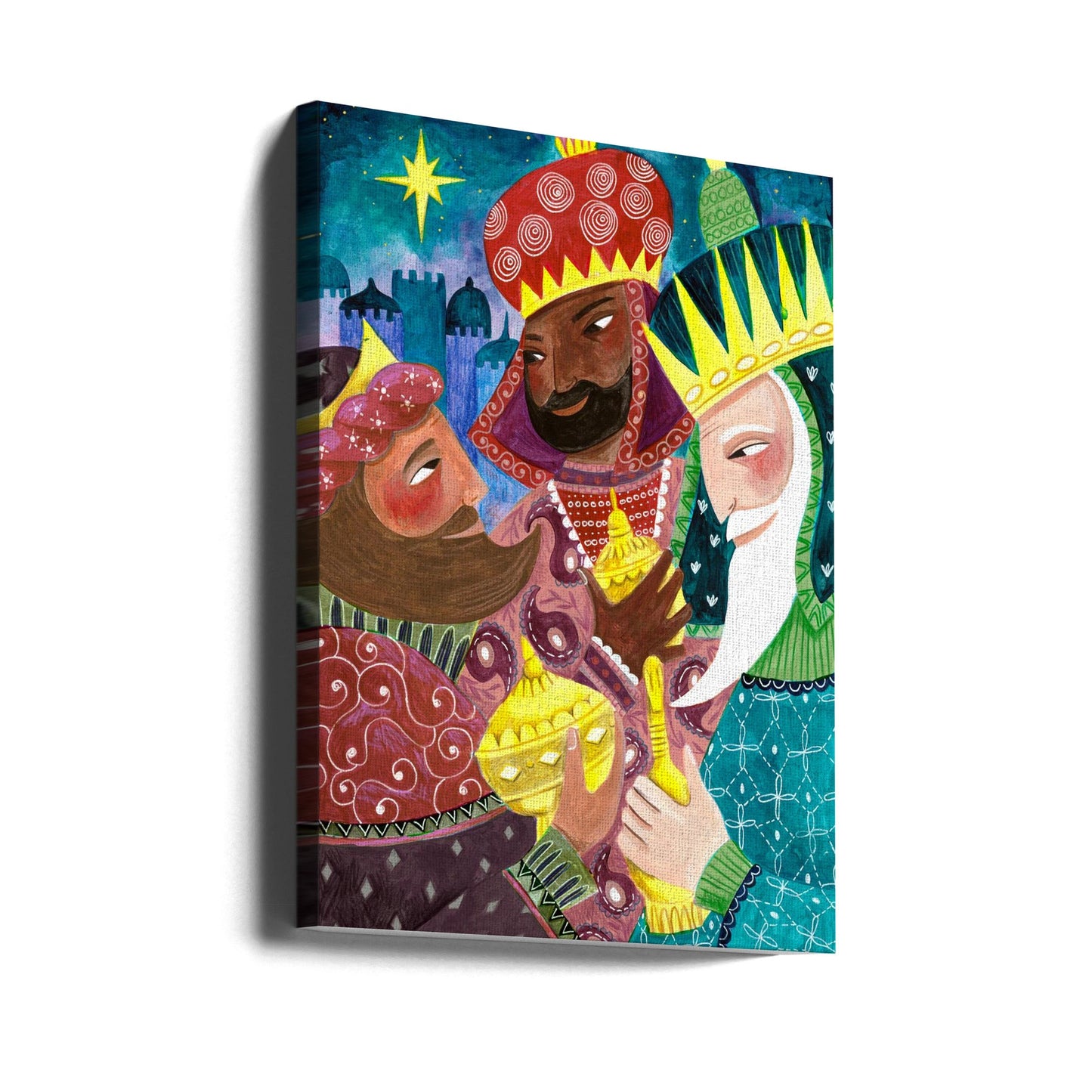 Wall art Three Kings, Three Wise Men Canvas Print