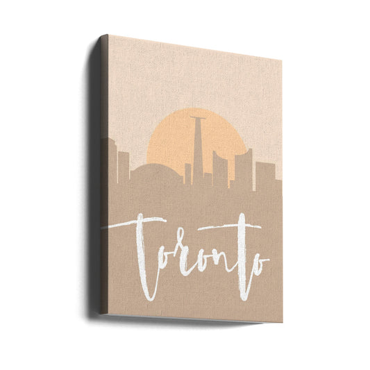 Wall art Skyline Earth Tone 2 89