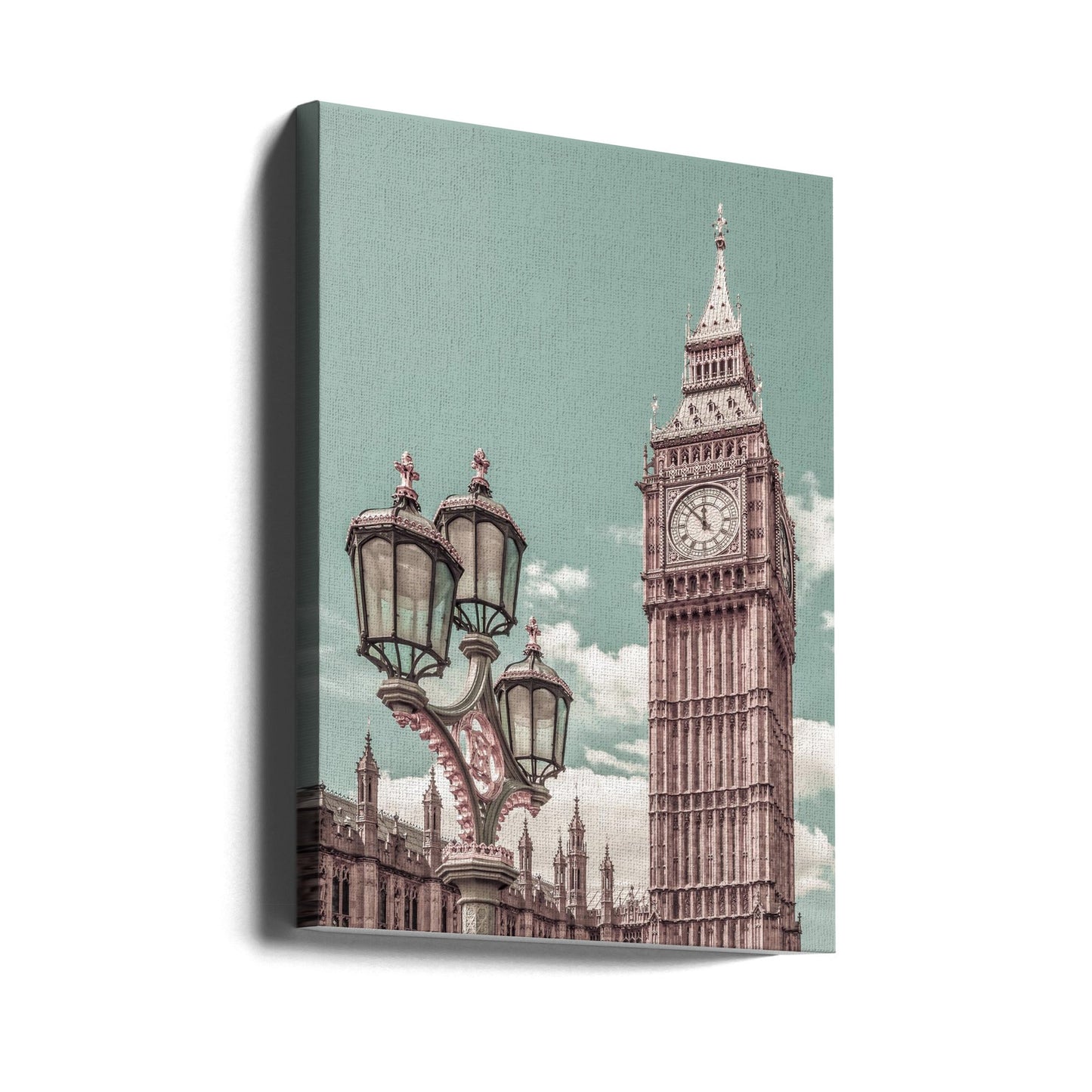 Wall art LONDON Elizabeth Tower | urban vintage style