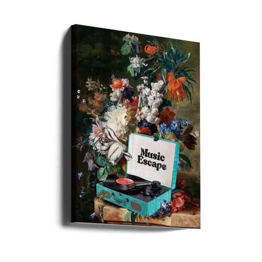 Wall art Music Escape Canvas Print
