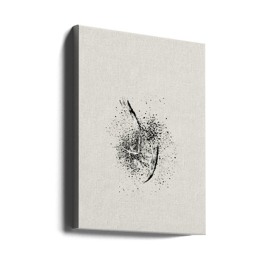 Wall art Brush splatters #2