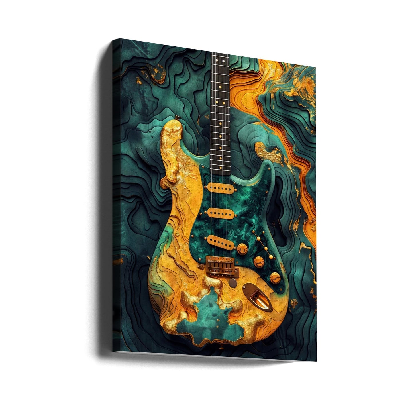 Music Guitar 1 Canvas Print